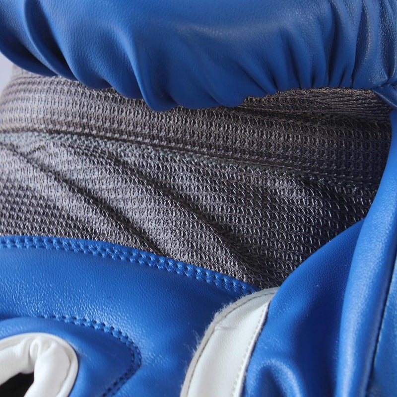 Jonex قفازات الملاكمة JJ Jonex، قفازات القتال Big Boss للبالغين، قفازات الضرب PU (14oz، أزرق) - Image 5